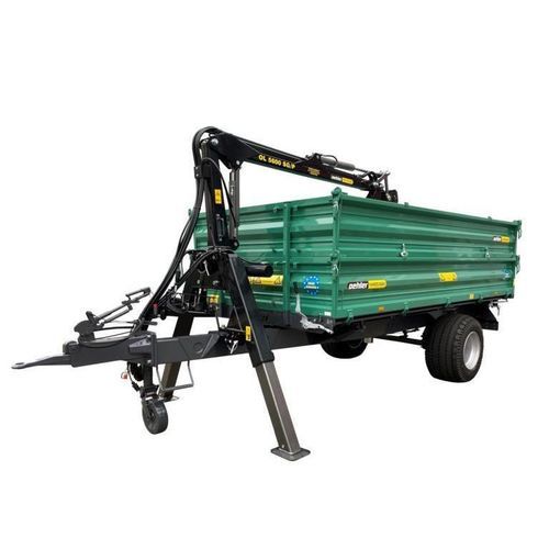 Rimorchio a pianale - OL EDK 60 K - Oehler Maschinen Fahrzeugbau GmbH - a un asse / agricolo / 6 tonnelate