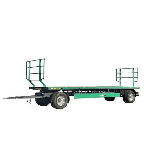 Rimorchio a 2 assi - OL ZDK 180 B - Oehler Maschinen Fahrzeugbau GmbH - agricolo / per balle / 18 tonnellate