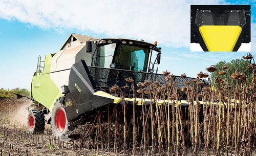 Testata per raccolta per girasoli - Drago Gold - OLIMAC s.r.l. - a vite senza fine / per mietitrebbiatrice