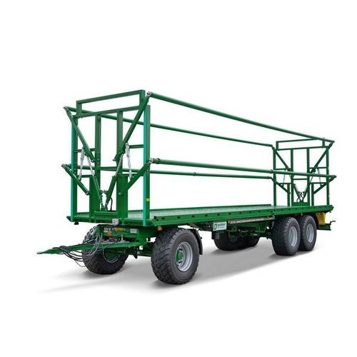Rimorchio a pianale - PWO 24 - Peter Kröger GmbH - a 3 assi / agricolo / per balle