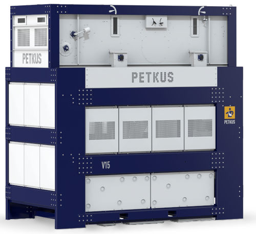Prepulitore per cereali - V series - PETKUS Technologie GmbH - per semi / a membrana vibrante / con aspiratore
