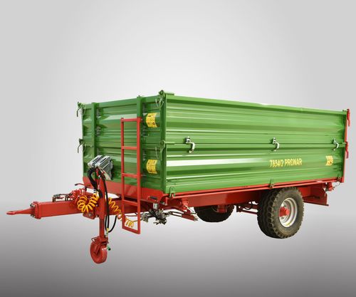 Rimorchio con doppio pianale - T654/2 - Pronar Sp. z o.o. - a un asse / agricolo / 5 tonnellate