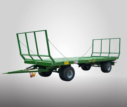 Rimorchio a pianale - T026M - Pronar Sp. z o.o. - a 3 assi / agricolo / per balle