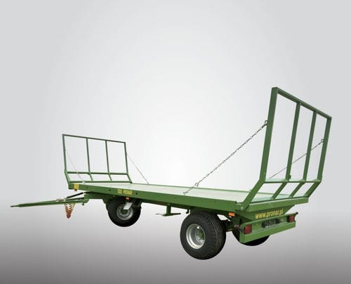 Rimorchio a pianale - T025M - Pronar Sp. z o.o. - a 2 assi / agricolo / per balle