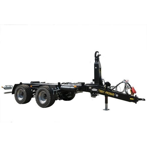 Rimorchio con braccio di sollevamento a gancio - T285/1 - Pronar Sp. z o.o. - tandem / agricolo / 17 tonnellate