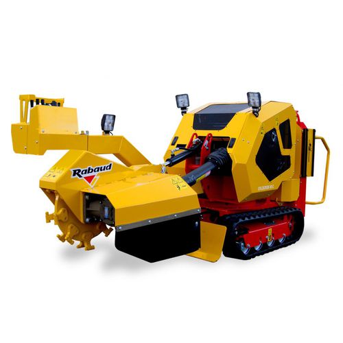 Fresaceppi con guida da terra - XYLOCROK 40 C - RABAUD - con motore idraulico / cingolato