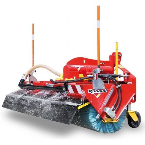 Spazzatrice portata - PROCHAMPION series - RABAUD - stradale / montaggio anteriore / allineatrice
