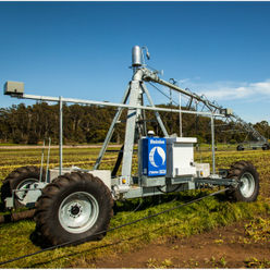 Ala piovana con alimentazione tramite tubo - REINKE Irrigation - 4 ruote / con 2 ruote / a bilico