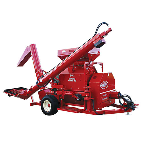 Molino per cereali - RH Series - Renn Mill Center Inc. - a flagelli / trainato / con trasportatore a vite