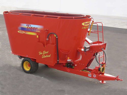 Miscelatore a vite verticale - TIGER V1/VMS - SEKO INDUSTRIES - trainato / con scarico laterale / monococlea