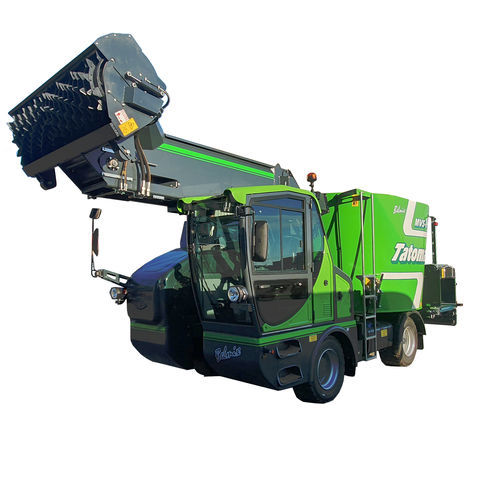 Miscelatore a vite verticale - MVS  Belmix -12, MVS Belmix -14 - TATOMA - semovente / monococlea / con estrattore a fresa