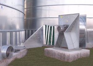 Ventilatore per capannone agricolo - HLSG - "BIN" Sp. z o.o. - per silo / di circolazione di aria / da parete