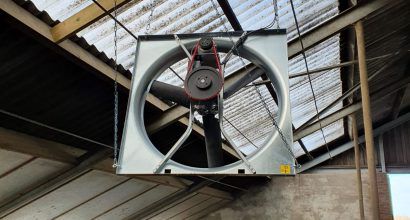 Ventilatore per capannone agricolo - Apex 36 - Abbi-Aerotech B.V. - di circolazione di aria / sospeso