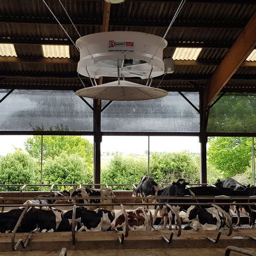 Ventilatore per stalla - CYCLONE 360 - Bioret Agri - di circolazione di aria / da soffitto