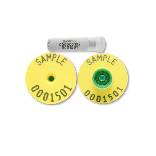 Marchio auricolare per bovini - FLEXOPLUSGENO R/R - Caisley International GmbH - per campioni di tessuti