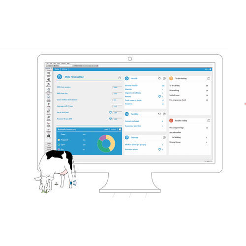 Software di gestione - AfiFarm 5.5 - Afimilk - per gregge / per allevamenti di mucche da latte / in tempo reale