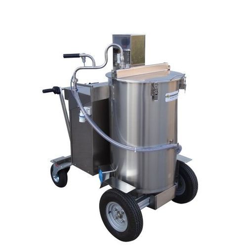 Distributore mobile di latte trainato - Express Series - DUE CI INOX - con agitatore / con riscaldatore per latte
