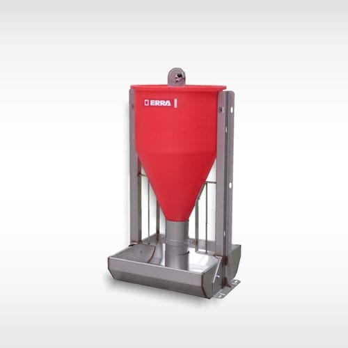 Tramoggia di alimentazione per suinetti - V300 - ERRA TECNI-RAM S.L. - in acciaio inossidabile / multiaccesso