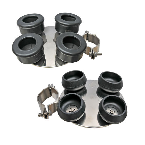 Unità di lavaggio per gruppi di mungitura in gomma - JTR1 Cups - Full-Laval Ltd. - in acciaio inossidabile