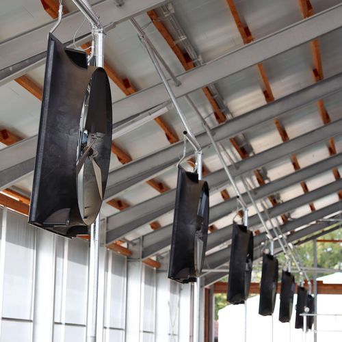 Ventilatore assiale - Lubratec® - HUESKER Synthetic GmbH - per capannone agricolo / di stabulazione / nebulizzatore