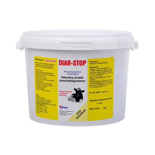Integratore alimentare per animali - Diar-Stop - JFarm - per bovini / per suinetti / a secco