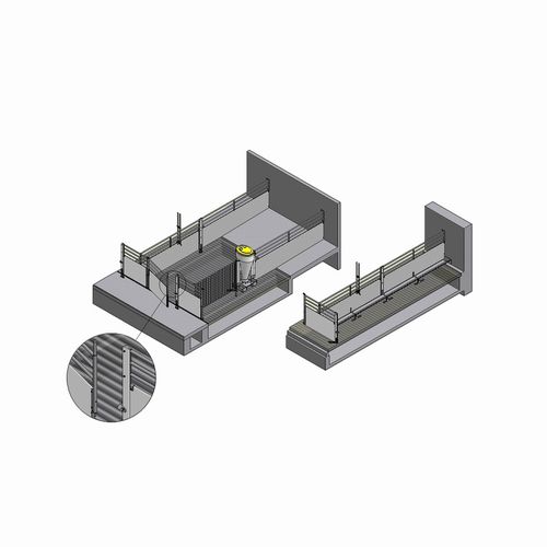 Gabbia da ingrasso con abbeveratoio - Skiold