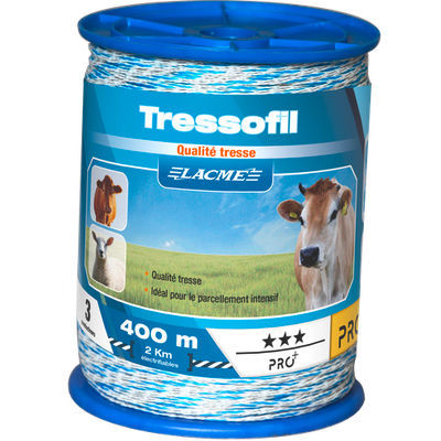 Filo in PE - Tressofil - LACME - per recinto di animali / con conduttore in acciaio