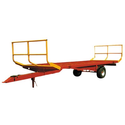 Rimorchio a pianale - VPP 7012 S - SATENE SAS - a un asse / agricolo / per balle