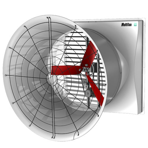 Ventilatore per capannone agricolo - C4D14A1M10241 - VOSTERMANS VENTILATION B.V. - per stalla / di circolazione di aria / da parete