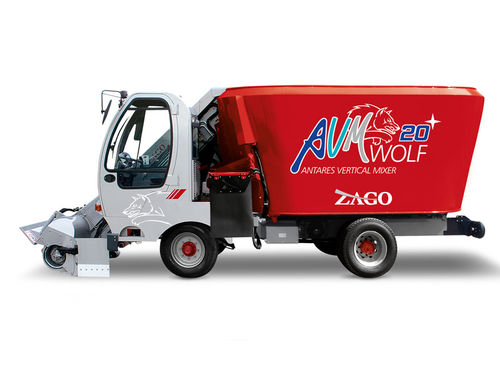 Miscelatore a vite verticale - AVM Wolf series - ZAGO S.R.L. - semovente / con scarico frontale / monococlea