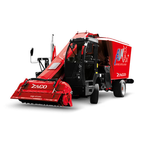 Miscelatore a vite verticale - AVM Fox series - ZAGO S.R.L. - semovente / con scarico frontale / autocaricante