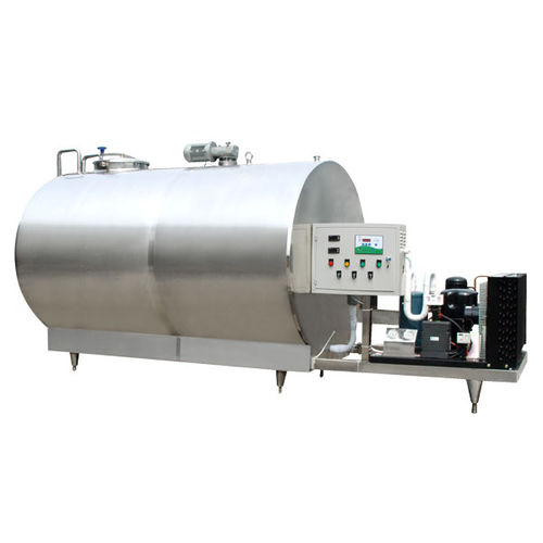 Serbatoio per latte - Zibo Lujin Machinery Factory - orizzontale / in acciaio inossidabile / con sistema di raffreddamento