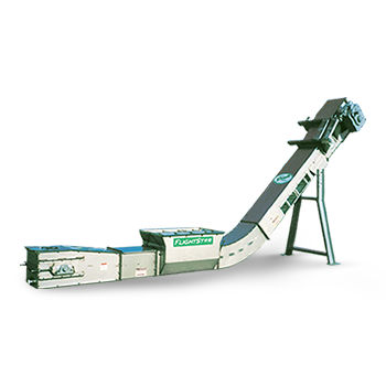 Trasportatore per cereali - Flight Star Series - Doyle Equipment Manufacturing , Inc. - a nastro per pallet / inclinato