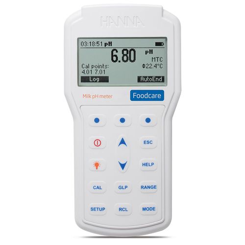 Analizzatore per latte - HI98162 - Hanna Instruments - di temperatura / di pH / portatile