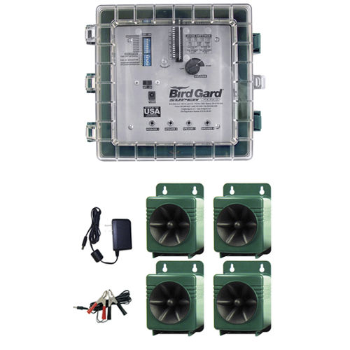 Spauracchio acustico - Super Pro  - Bird Gard LLC - per uccelli / elettronico / con pannelli solari