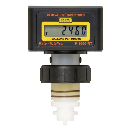 Flussometro di irrigazione - F-1000 - Blue-White Industries - con sistema di monitoraggio