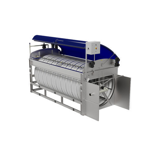 Filtro per acquacoltura a tamburo - NP Innovation AB - in acciaio / autopulente / meccanico