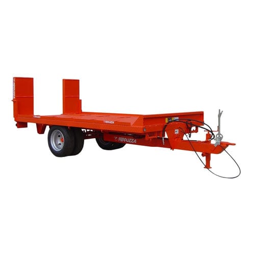 Rimorchio a pianale - RB 5 series - Ferruzza - a un asse / agricolo / per balle