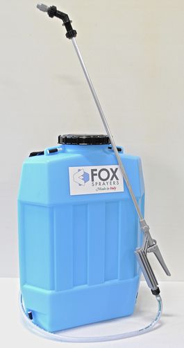 Pompa irroratrice a spalla a batteria - F120 E - FOX MOTORI - manuale / termica / per arboricoltura