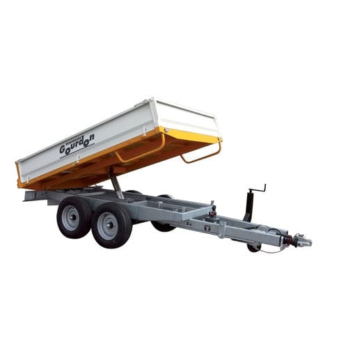 Rimorchio ribaltabile - RB 25,RB 35  - Gourdon - basculante / a 2 assi / agricolo