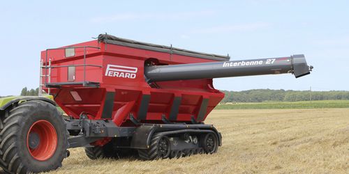 Rimorchio per granaglie - Interbenne 27 - Pérard - a 2 assi / agricolo / 24 tonnellate