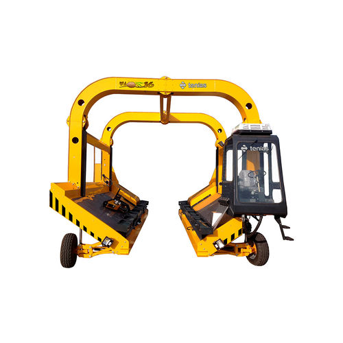 Raccoglitrice per mandorle - Tenias - semovente / 1 filare / scavallatrice