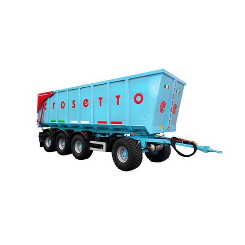 Rimorchio basculante - CMR310 - Crosetto srl - portato / a 4 assi / agricolo
