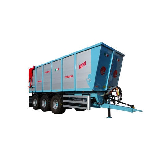 Rimorchio ribaltabile - CMD184 - Crosetto srl - portato / a 3 assi / agricolo