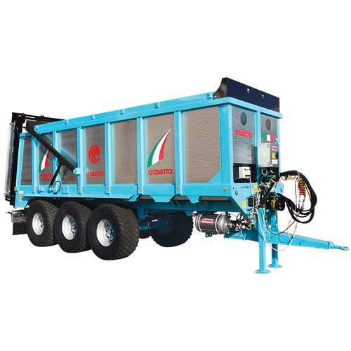 Spandiletame a semirimorchio - SPL600 2R - Crosetto srl - a rulli verticali / a 3 assi