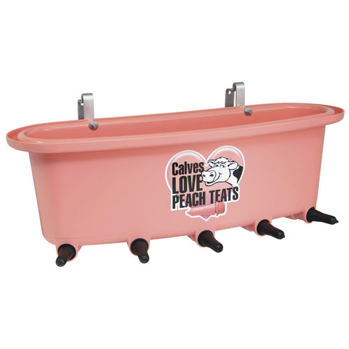 Secchio per allattamento per vitelli - Peach Teat® - Peach Teats Limited - in plastica / a succhiotto / multiaccesso