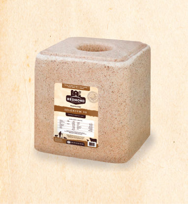 Blocco da leccare per manzo - Selenium 90 Block - Redmond Minerals, Inc. - per ovini / per cavalli / con oligoelementi