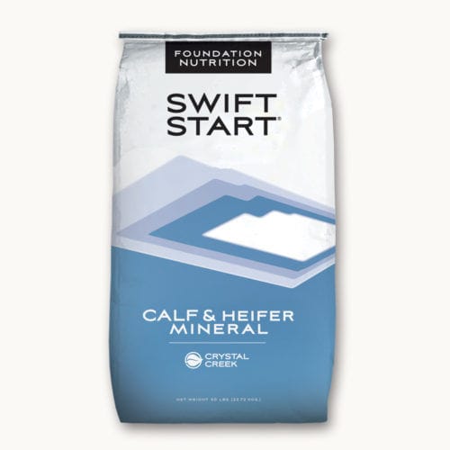 Integratore alimentare per animali - SWIFT START® CALF & HEIFER MINERAL - Crystal Creek, Inc. - per vitelli / sali minerali / vitamine