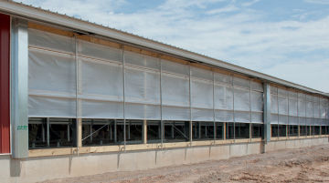 Schermo frangivento - J&D Manufacturing - tenda a rullo