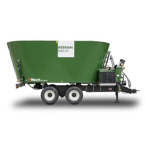 Miscelatore a vite verticale - VA2-21 - KEENAN - trainato / con scarico frontale / a 2 coclee